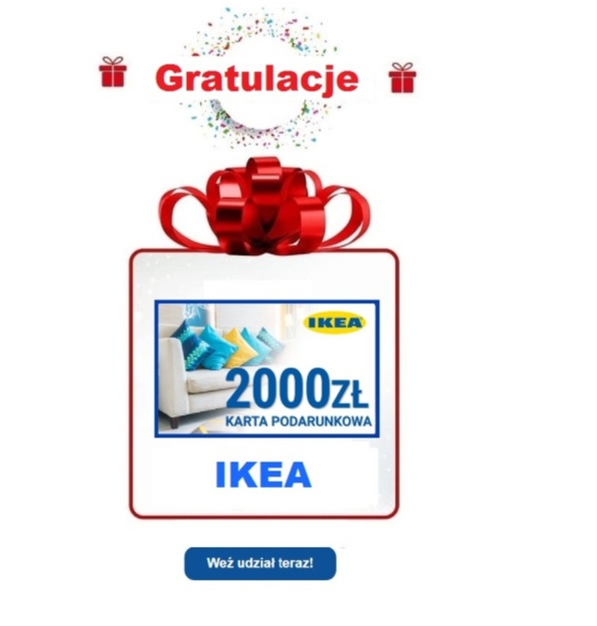 Ikea rozdaje bony o wartości 2000 zł? Nie, to nowa kampania spamowa