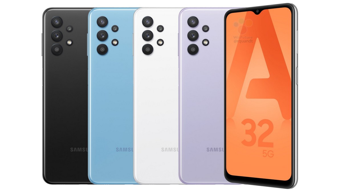 Samsung Galaxy A32: tani smartfon z 5G pozuje na oficjalnych renderach