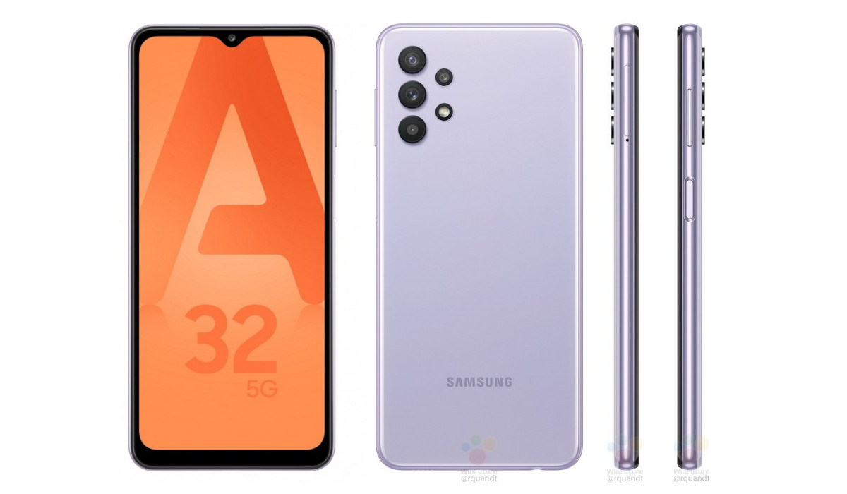 Samsung Galaxy A32: tani smartfon z 5G pozuje na oficjalnych renderach