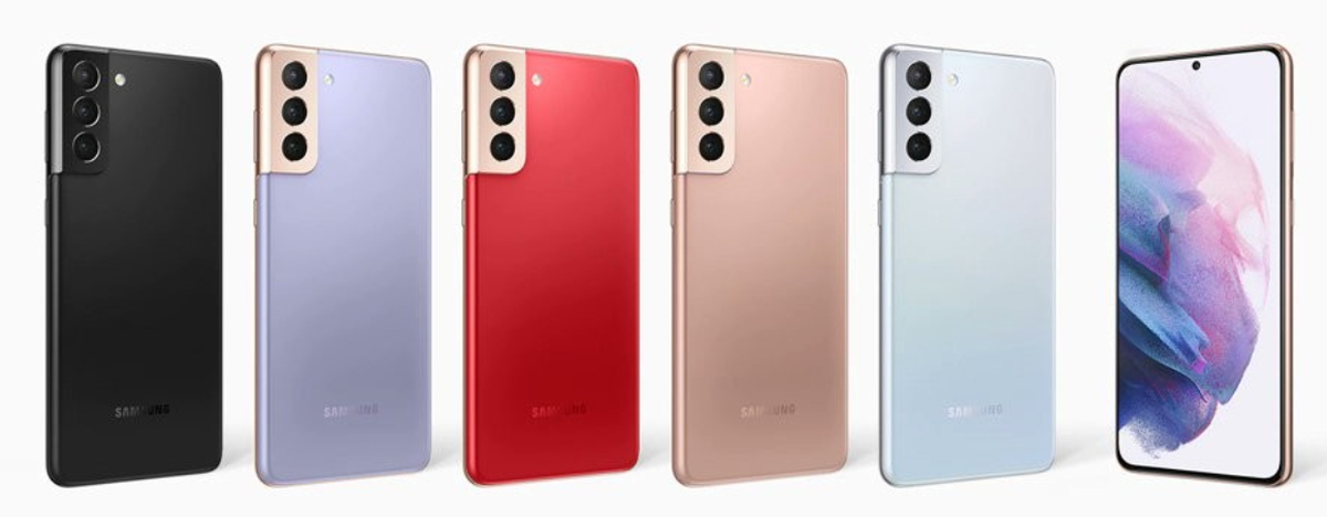Seria Samsung Galaxy S21 we wszystkich kolorach