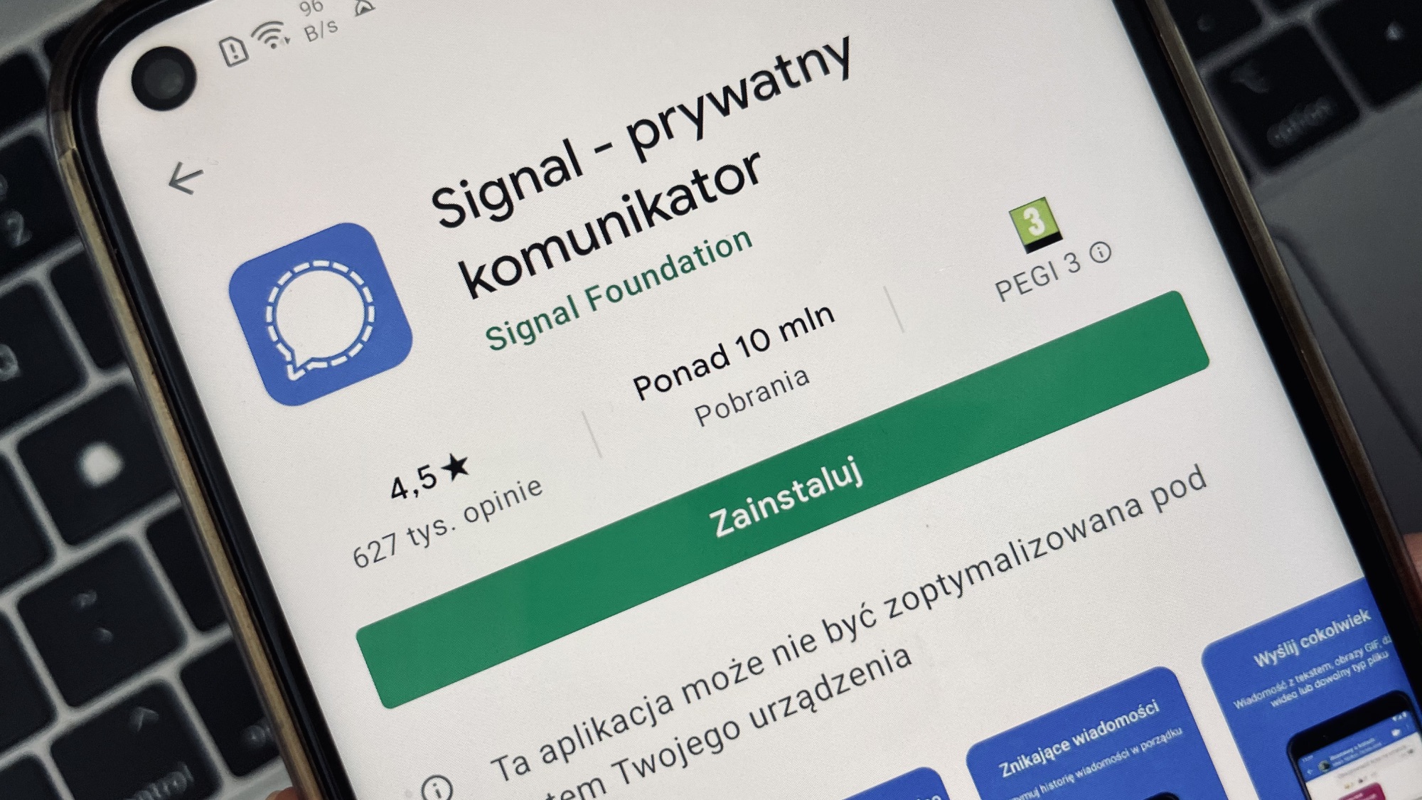 WhatsApp w odwrocie, Signal korzysta