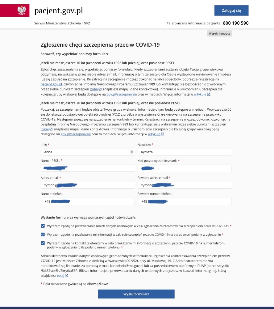 Szczepienie przeciwko COVID-19: dopisz się do kolejki przez internet