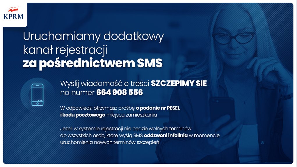 Zapisz się na szczepienie SMS-em - jest specjalny numer