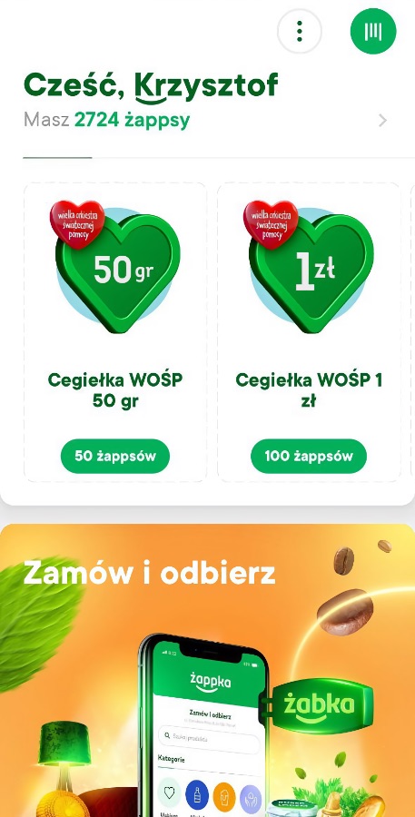 Z Żabką możesz wspierać WOŚP. Wymień żappsy na cegiełki