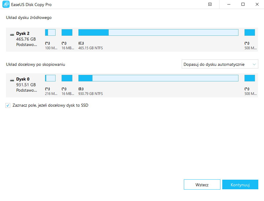Jak skopiować dane na nowy dysk? Sprawdzamy EaseUS Disk Copy