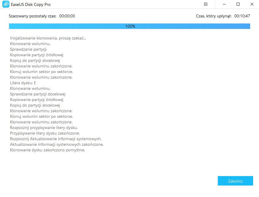 Jak skopiować dane na nowy dysk? Sprawdzamy EaseUS Disk Copy
