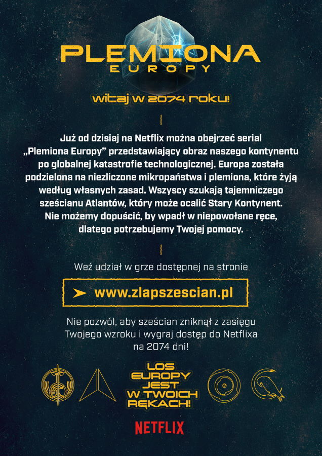 Plemiona Europy - nowy serial debiutuje na Netflixie. Do wygrania dostęp do usługi na 2074 dni