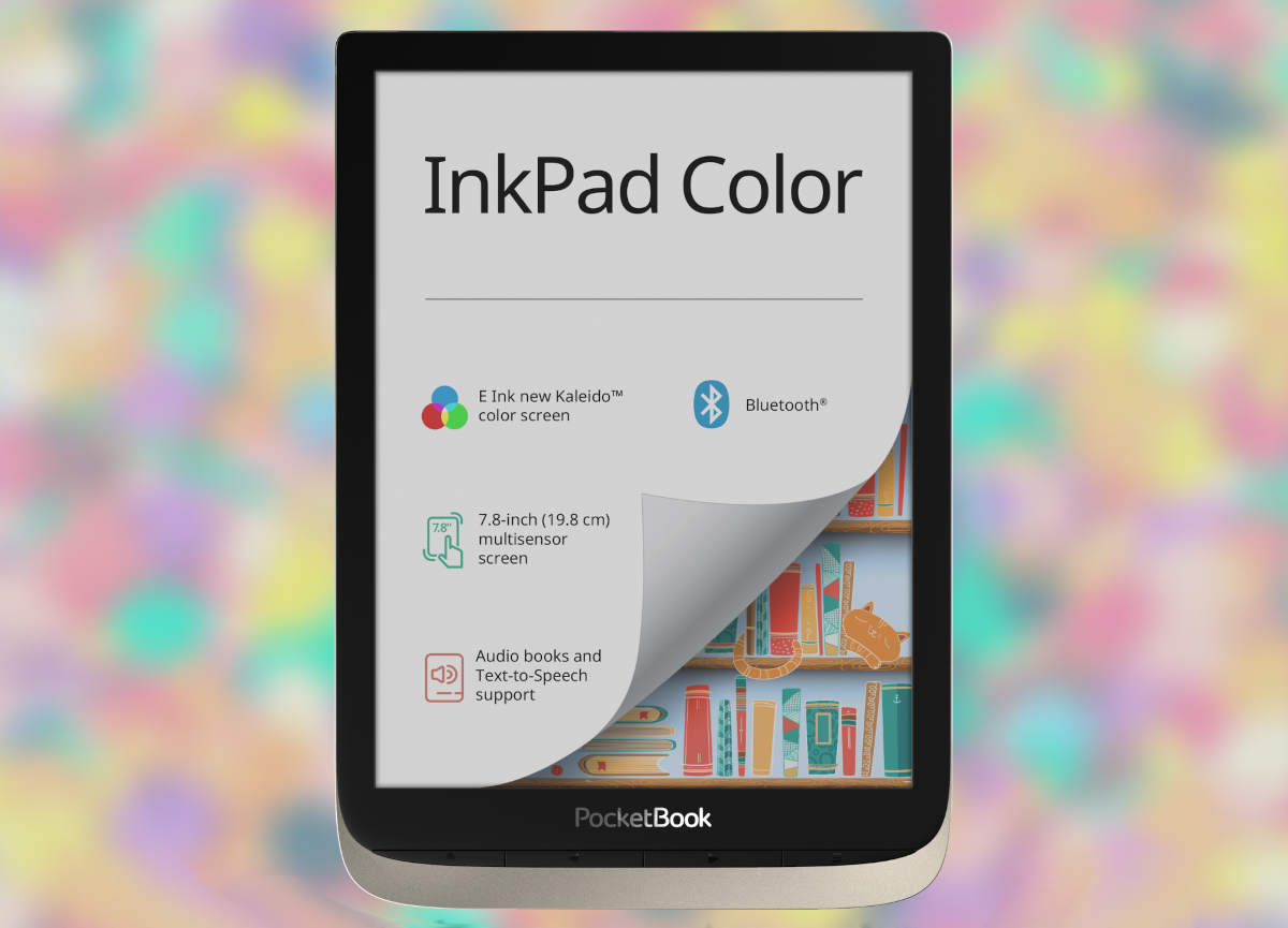 PocketBook InkPad Color w większym ekranem 7,8 cala zadebiutuje w lutym