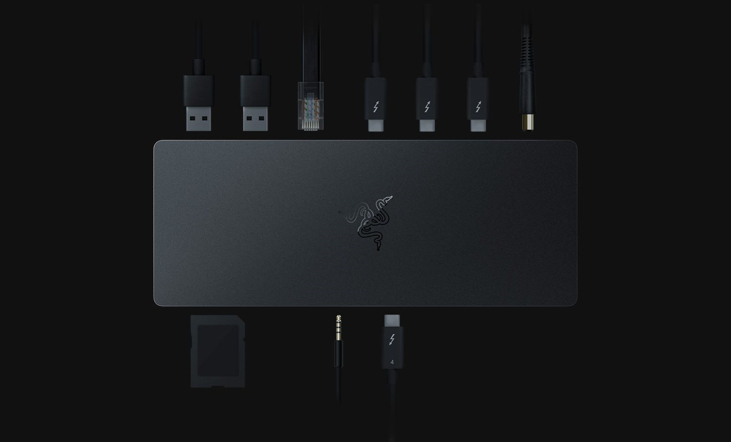 Razer zbudował Hub z Thunderbolt 4 z mnóstwem portów i Chroma RGB