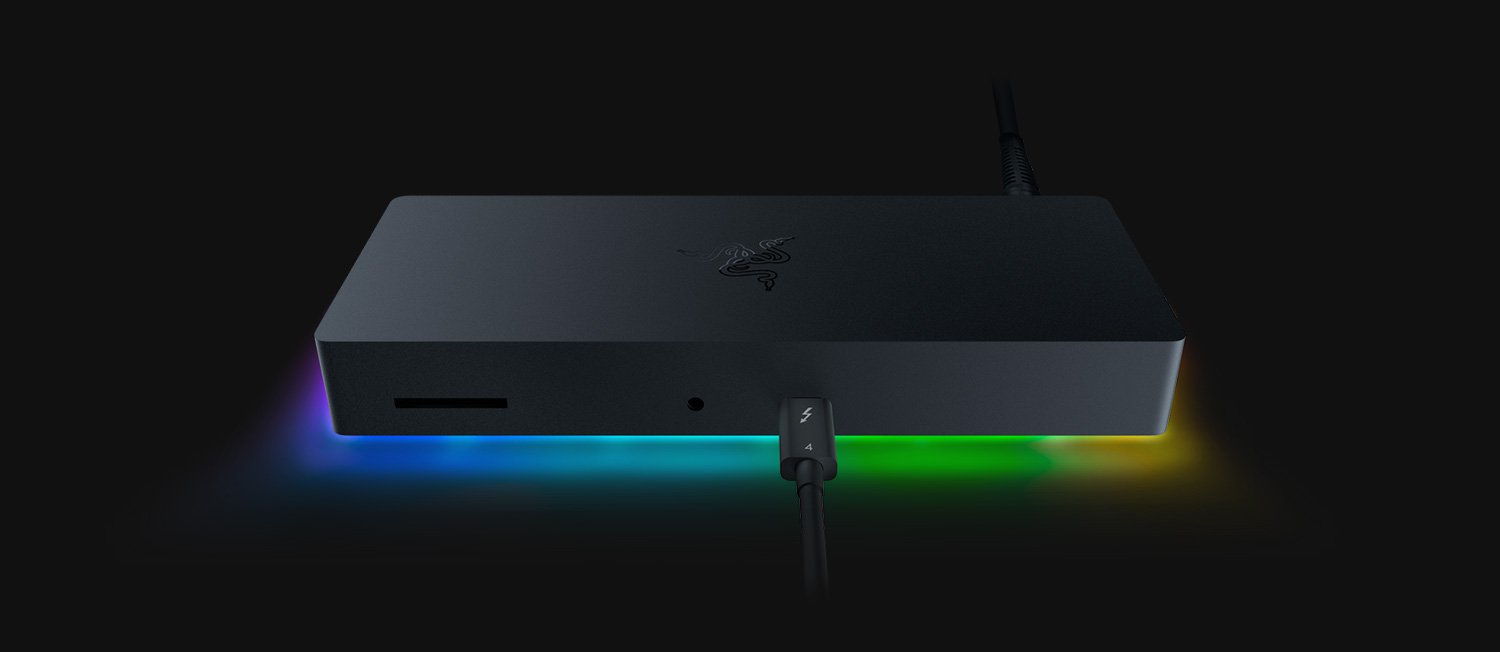 Razer zbudował Hub z Thunderbolt 4 z mnóstwem portów i Chroma RGB