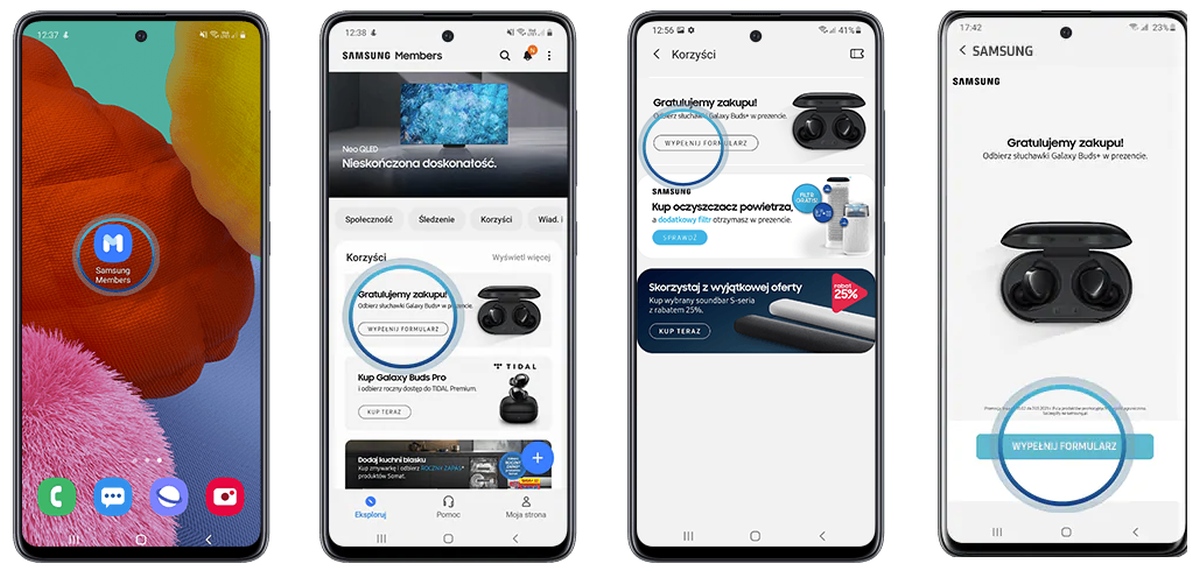 Promocja Samsung: Kup Galaxy A51, a słuchawki Galaxy Buds+ dostaniesz w prezencie