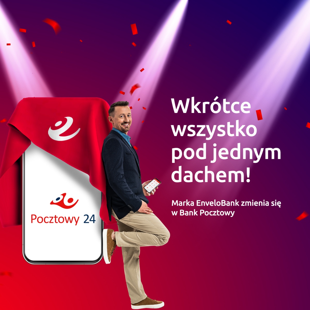 Klienci Banku Pocztowego i EnveloBanku wkrótce „pod jednym dachem”
