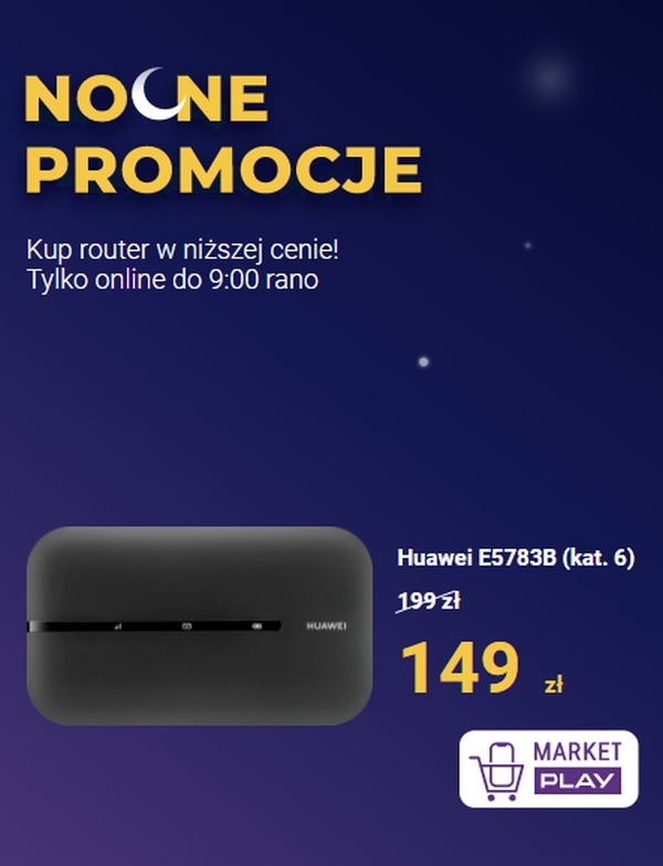 Router Huawei E5783B w nocnej promocji Play