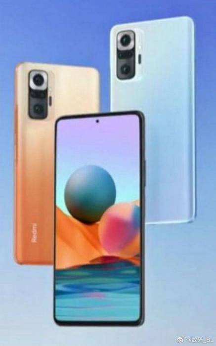 Xiaomi Redmi Note 10 Pro pozuje na oficjalnych renderach