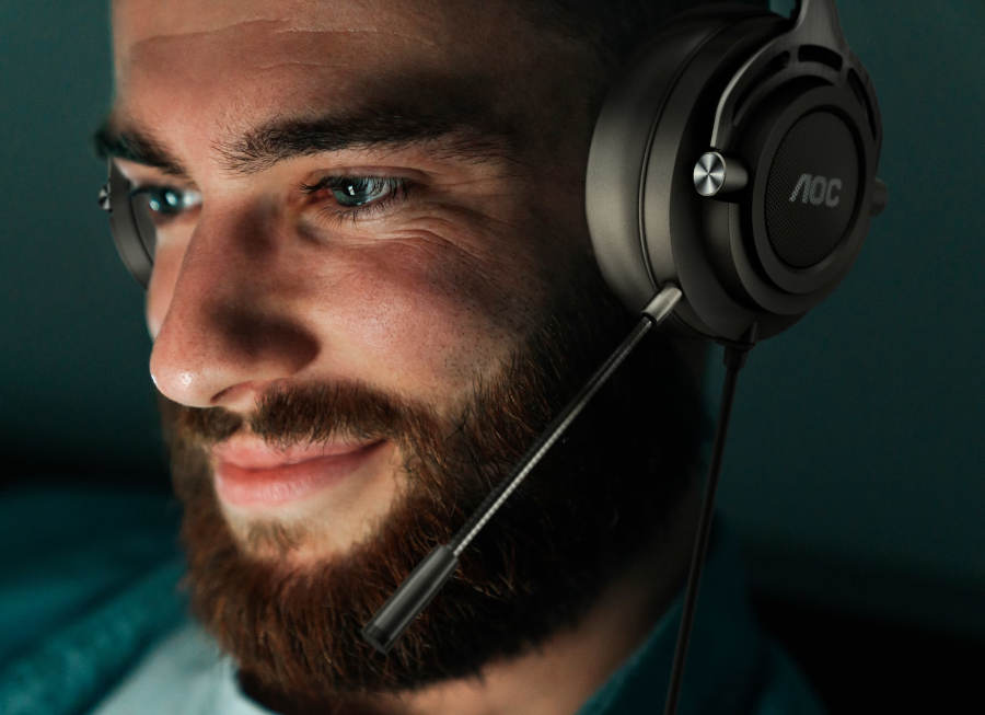 AOC prezentuje słuchawki dla graczy: GH200 oraz GH300