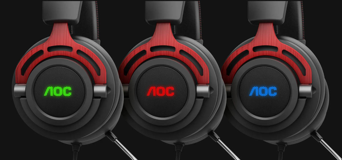 AOC prezentuje słuchawki dla graczy: GH200 oraz GH300