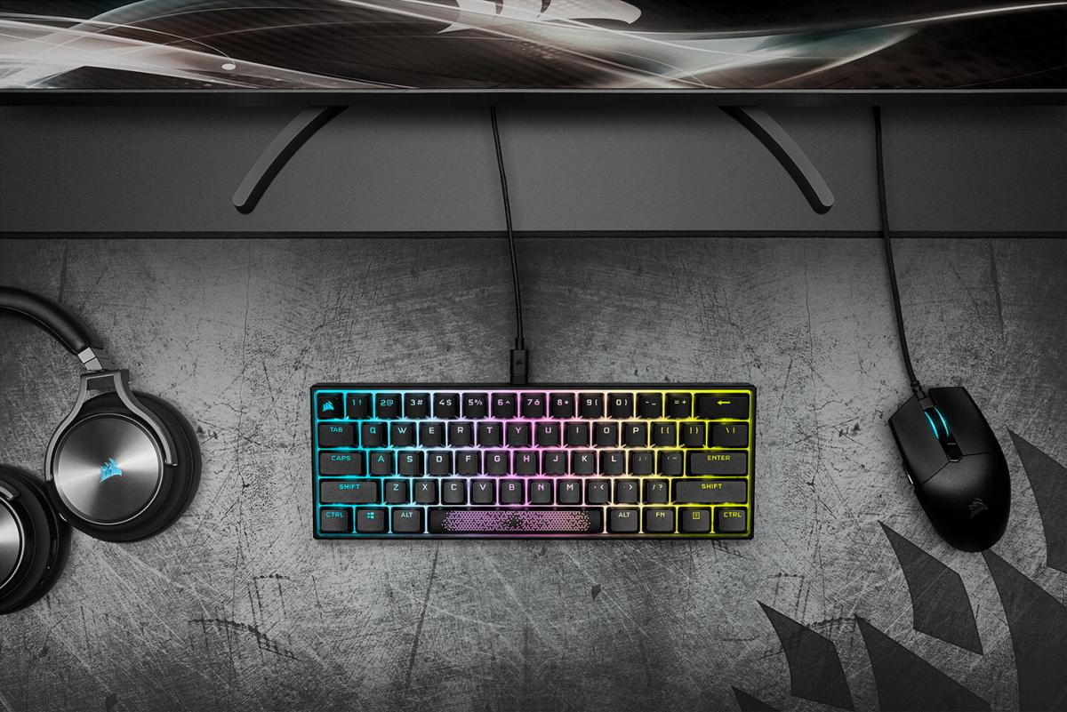 Corsair K65 RGB Mini - mała klawiatura dla graczy w wersji 60%