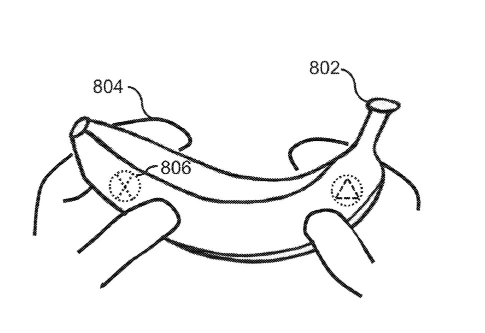 Kontroler do PlayStation 5 z banana? Sony złożyło taki patent