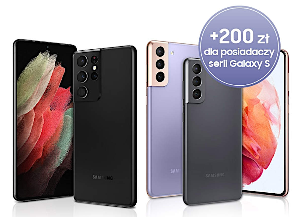 Nawet 700 zł. Jeszcze większy zwrot przy zakupie serii Galaxy S21 5G