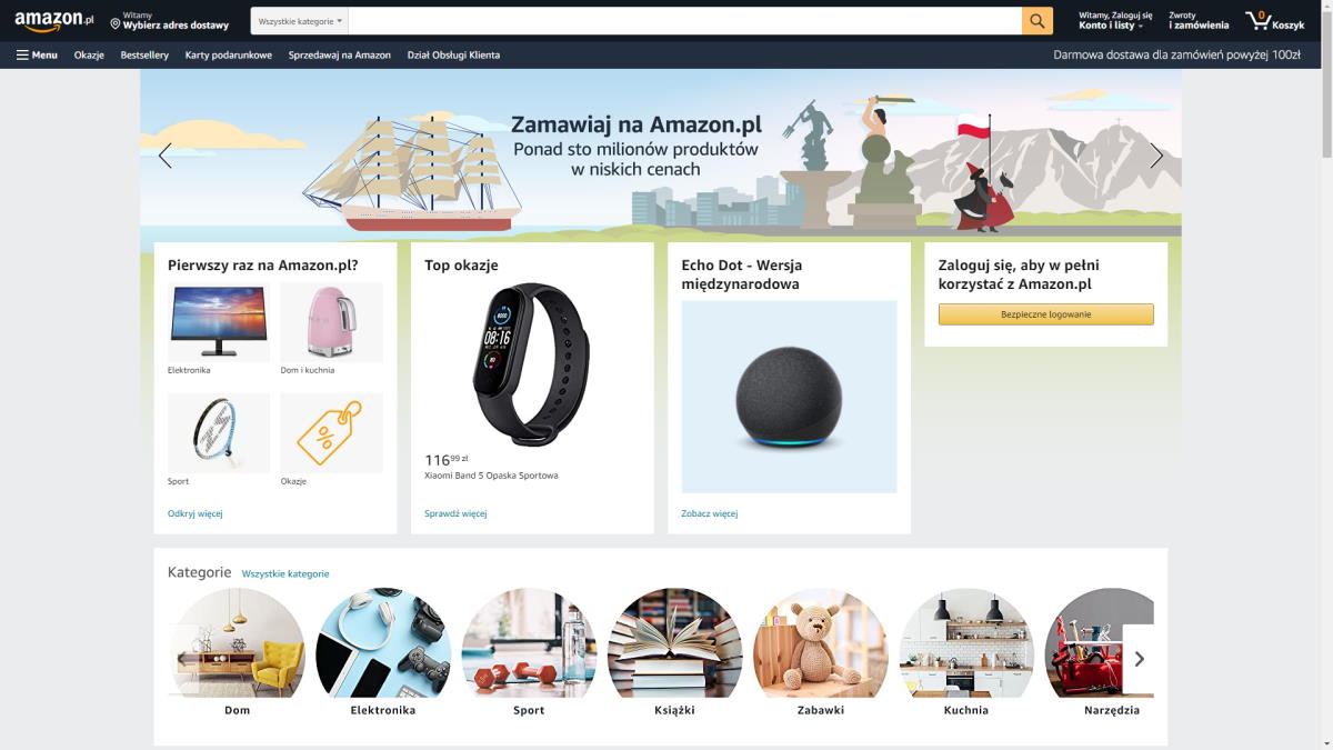 Amazon.pl już działa! Polska wersja sklepu oficjalnie wystartowała