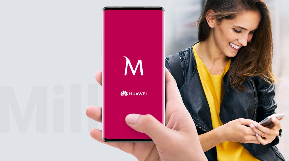 Aplikacja Banku Millennium zintegrowana z Huawei Mobile Services