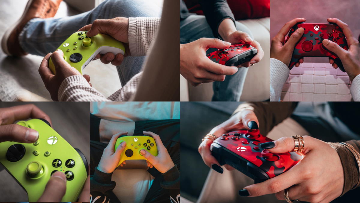 Microsoft pokazał nowe kontrolery Xbox - Electric Volt oraz Daystrike Camo Special Edition