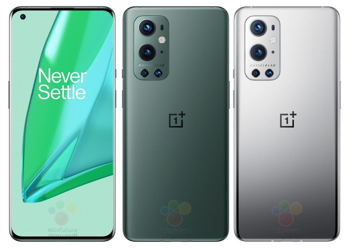 OnePlus 9 i OnePlus 9 Pro na oficjalnych renderach