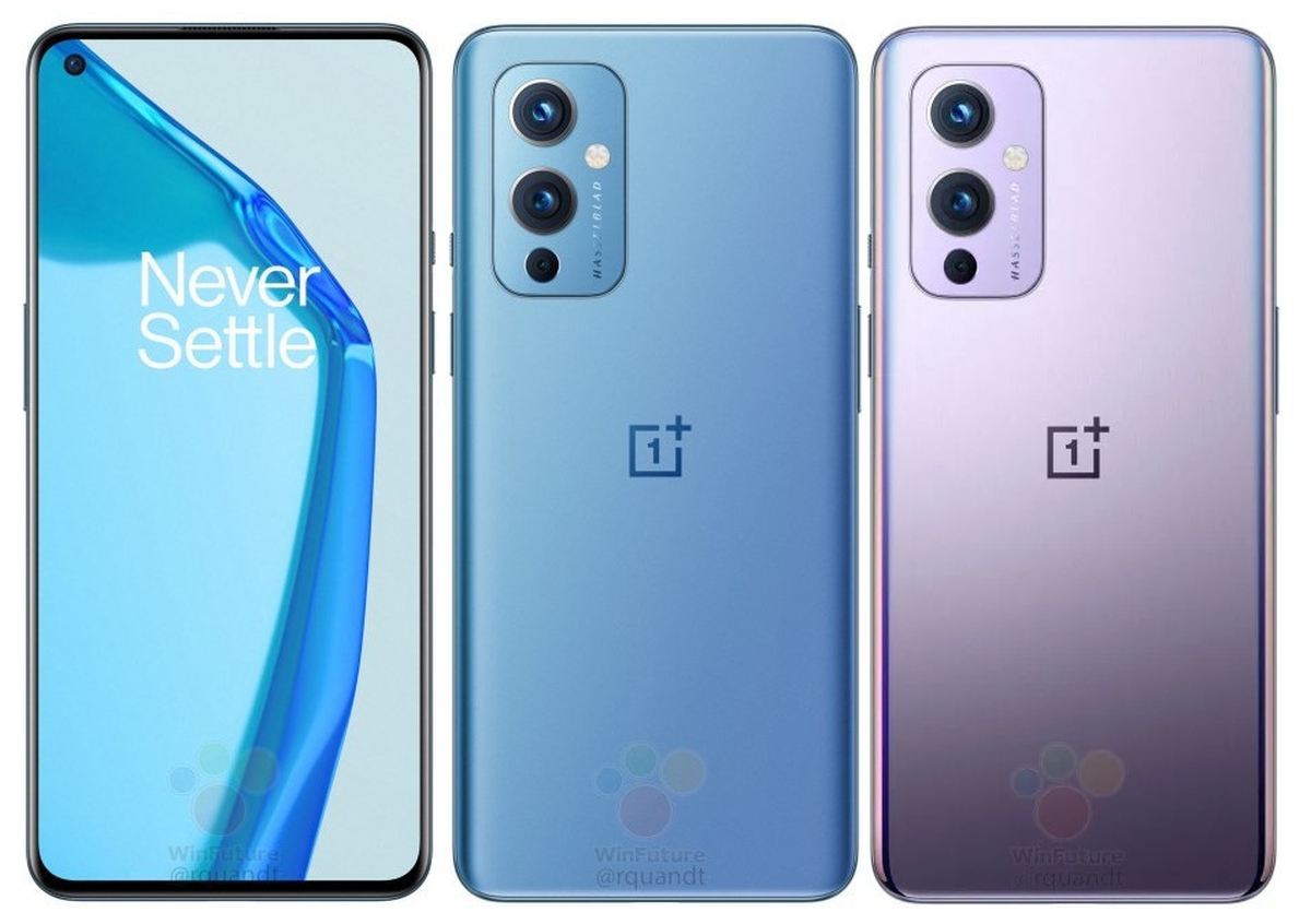 OnePlus 9 i OnePlus 9 Pro na oficjalnych renderach