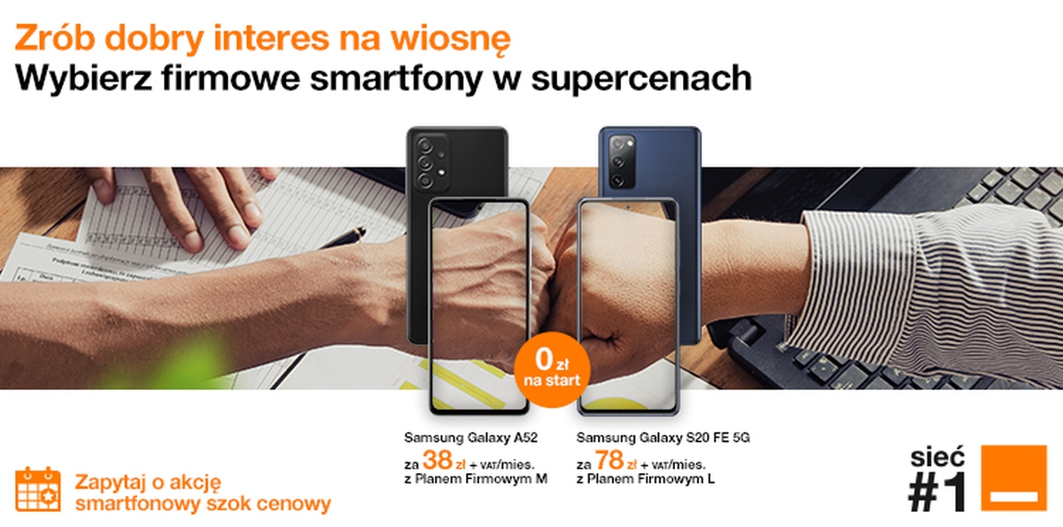 Orange z wiosenną ofertą: telewizor 55", smartfony w supercenach i HBO bez opłat