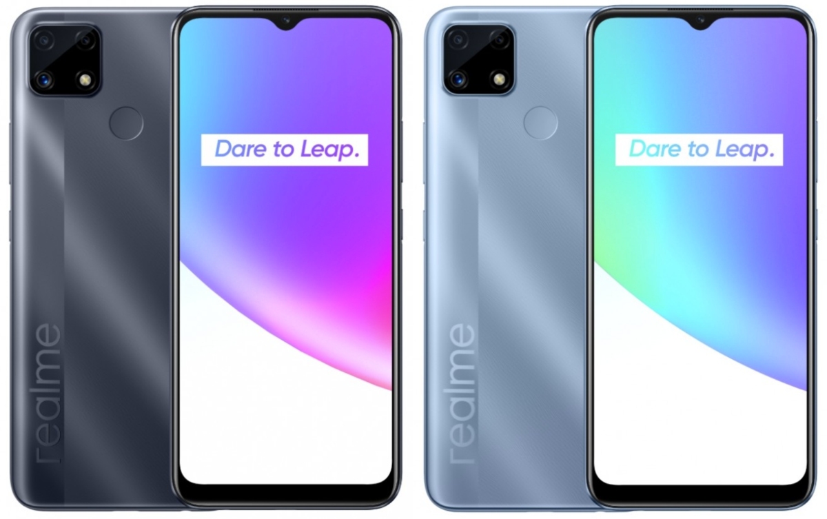 Realme C25 – nowy tani telefon z dużą baterią