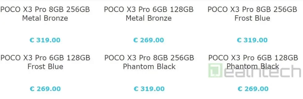 Xiaomi POCO X3 Pro  trafi do Europy, a oto jego ceny