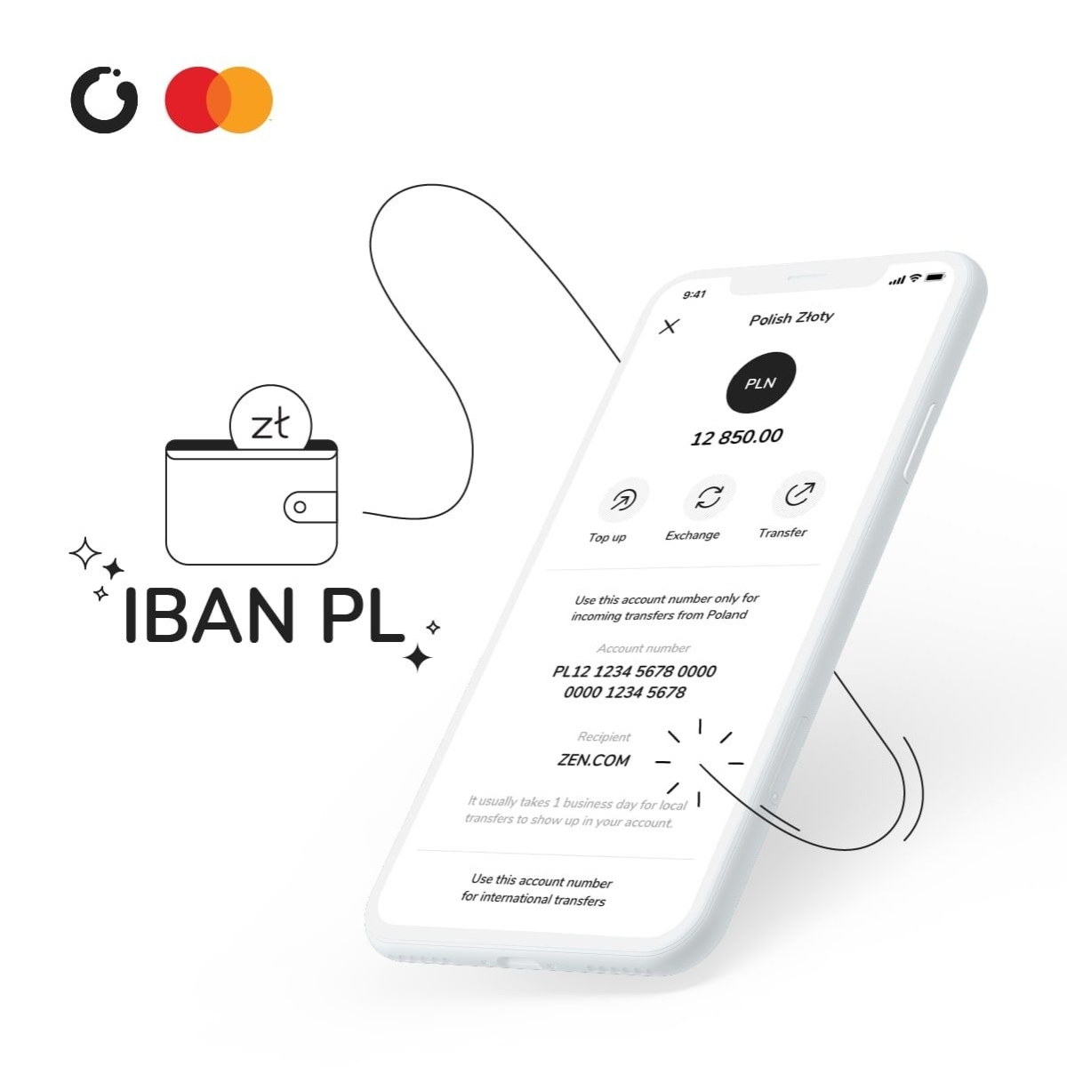 Platforma ZEN z polskim numerem kont IBAN