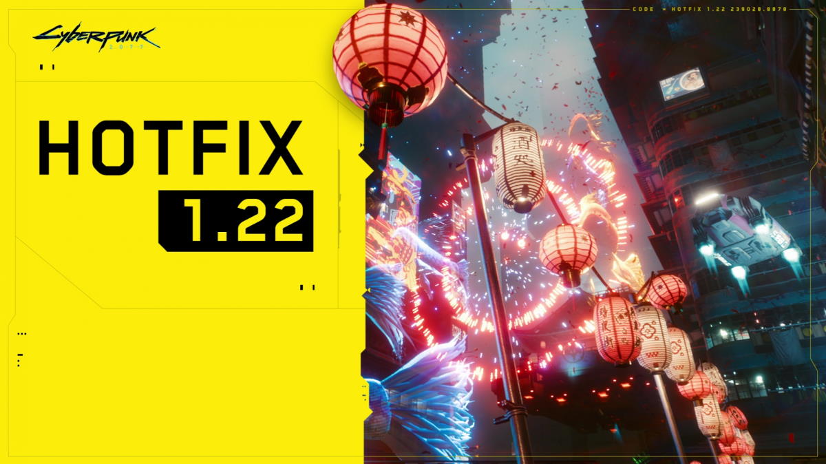 Cyberpunk 2077 - hotfix 1.22 już dostępny. Co zmienia?