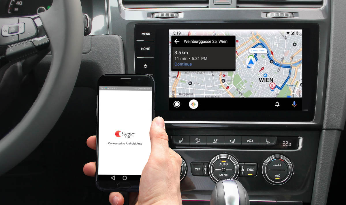 Android Auto otwarte dla innych aplikacji, debiutują TomTom AmiGO i Sygic