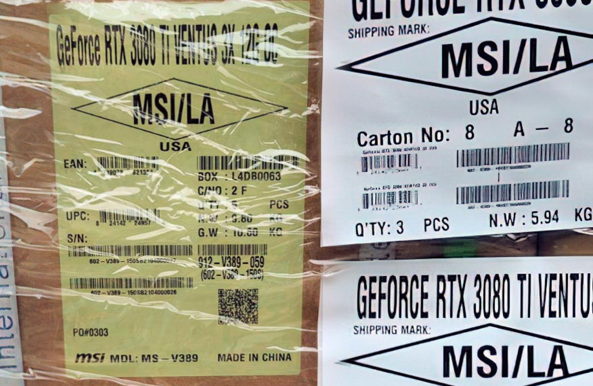 NVIDIA GeForce RTX 3080 Ti dostrzeżony w transporcie. Co wiemy o karcie?
