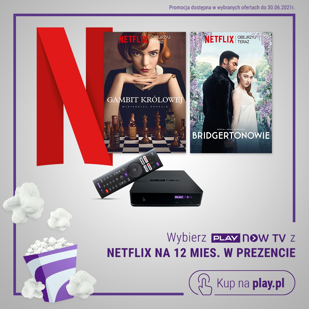 Netflix w Play w prezencie nawet na 12 miesięcy