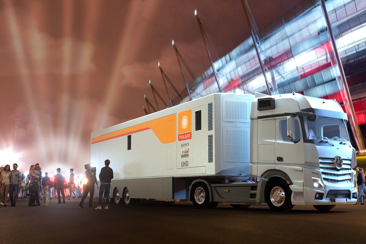 Polsat będzie miał nowy wóz transmisyjny Sony