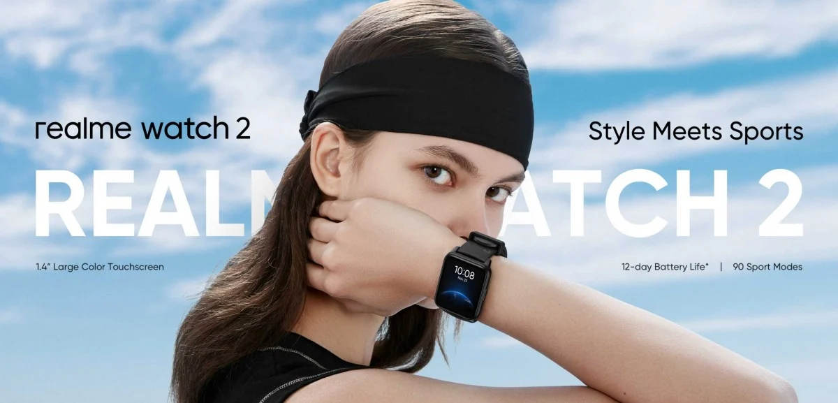 Realme Watch 2 to nowy smart zegarek z jasnym ekranem i SpO2