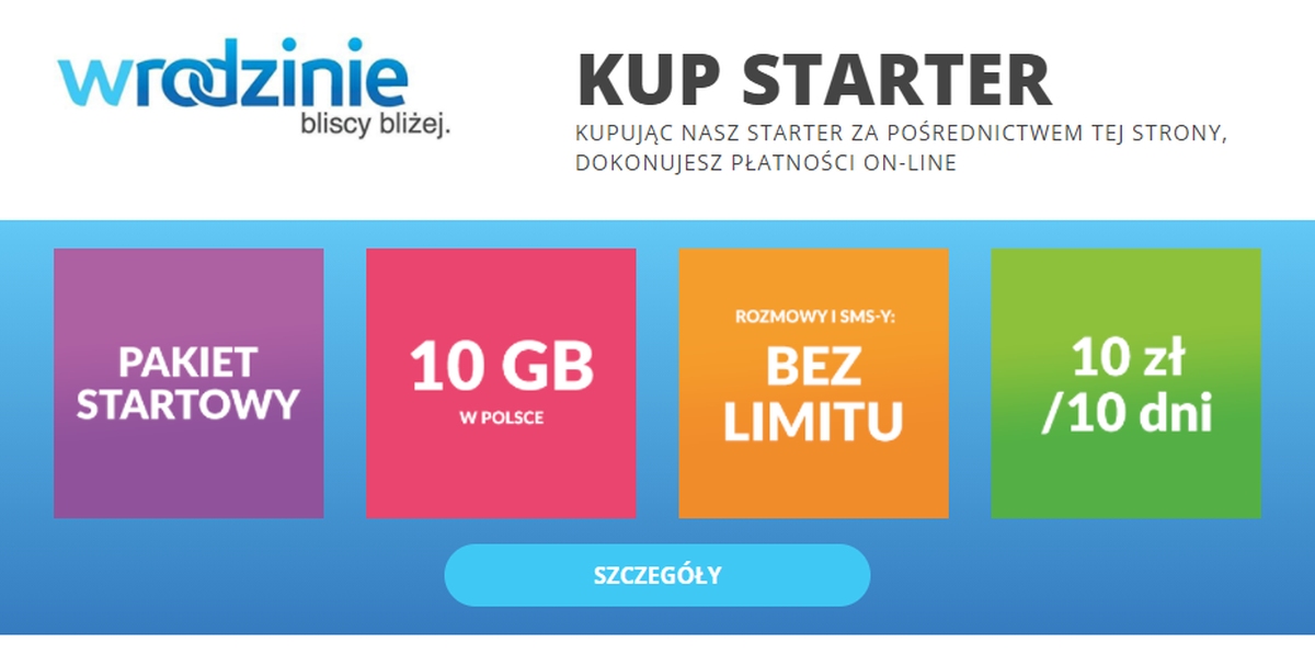Wiosenne nowości wRodzinie: nowe pakiety oraz prezent dla przenoszących numer