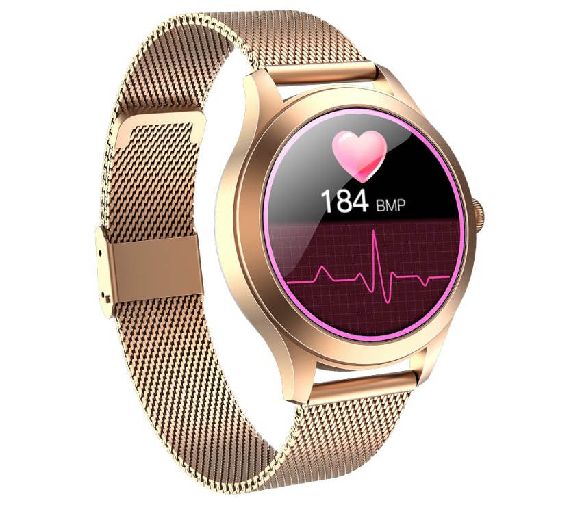 Smartwatch niedrogi, ale elegancki – Maxcom FW42 Gold to zegarek stworzony dla kobiet