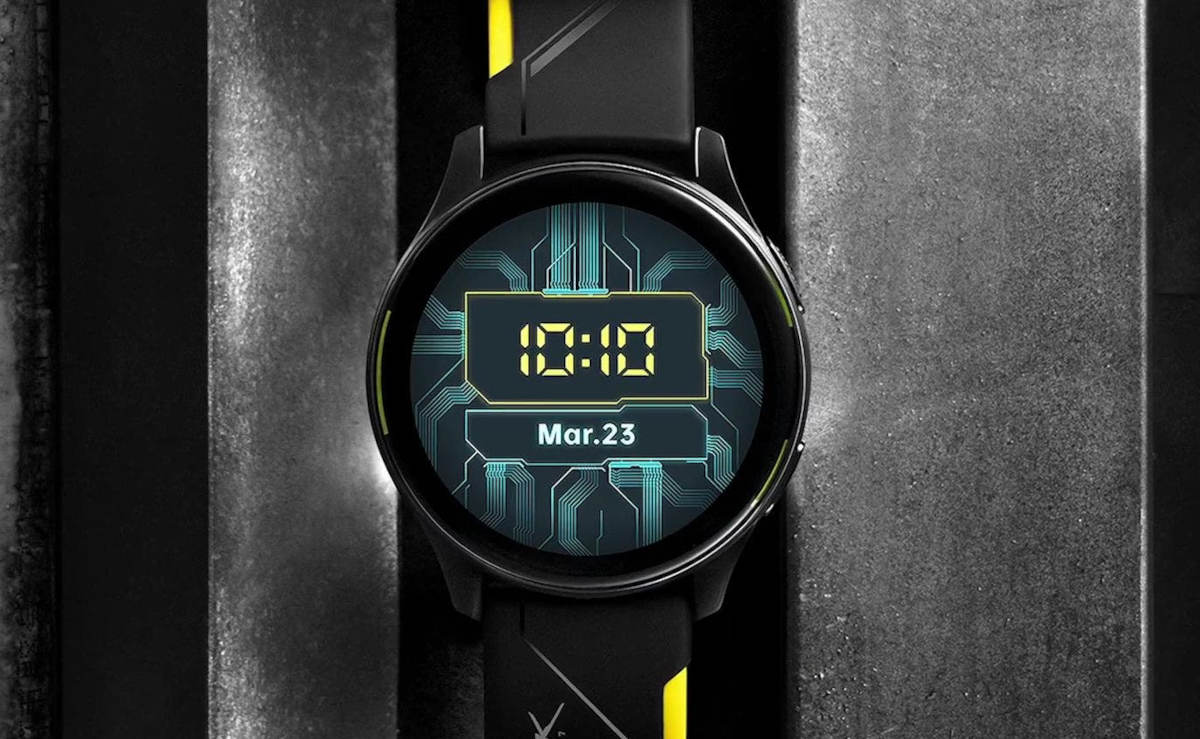 OnePlus Watch Cyberpunk 2077 z ładowarką w kształcie ręki Johnny’ego Silverhanda