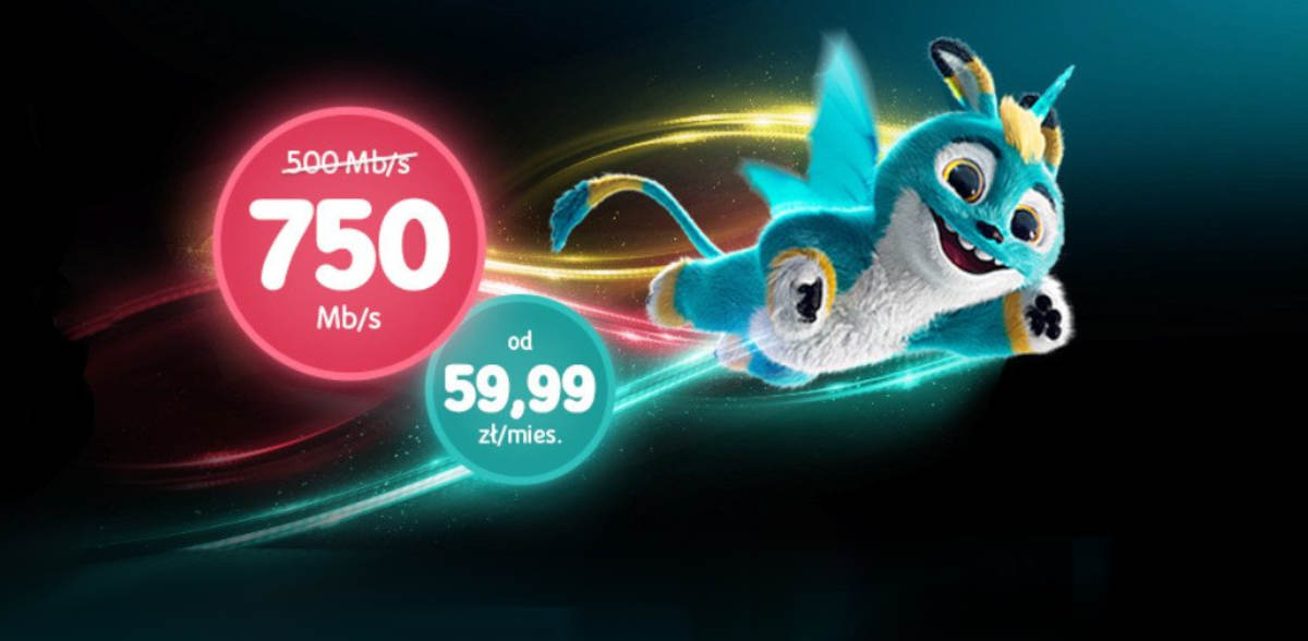 UPC startuje z nową ofertą: internet 750 Mb/s i dekoder 4K w pakietach z usługami za 0 zł do dwóch miesięcy