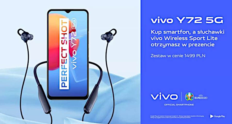 Vivo Y72 5G zadebiutował w Polsce. W promocji słuchawki gratis