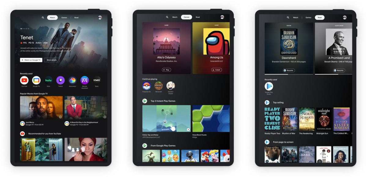 Google chce naprawić tablety z Androidem - poznajcie Entertainment Space