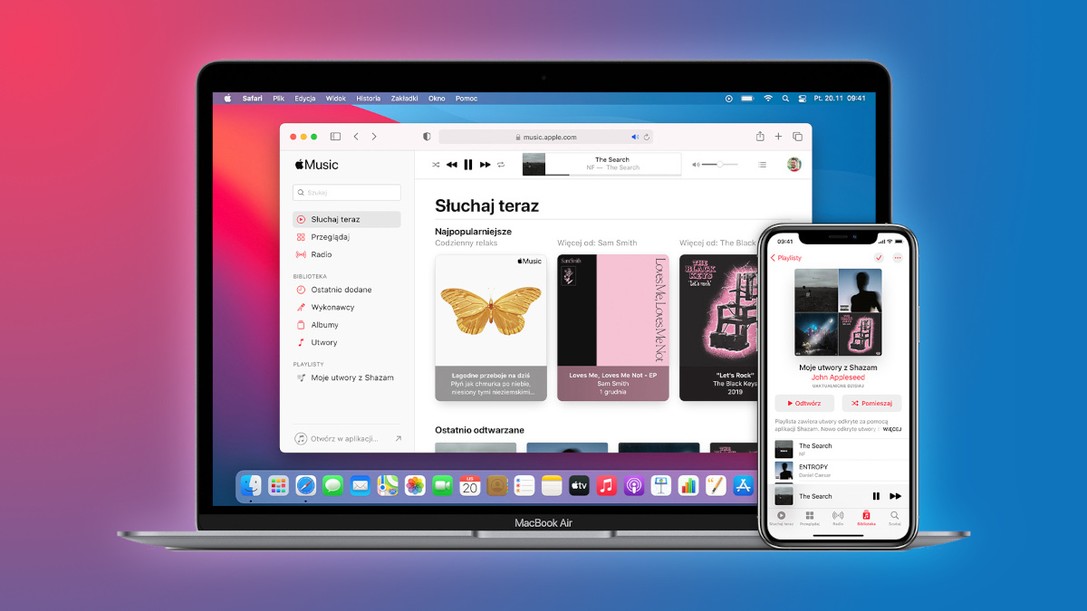 Apple Music z bezstratną jakością dźwięku i obsługą Dolby Atmos