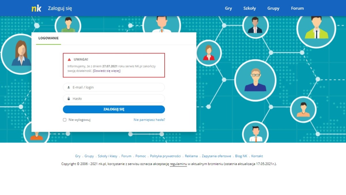 Nasza Klasa zniknie z sieci - znamy datę zamknięcia portalu