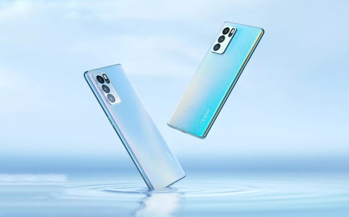 Oppo Reno6 na oficjalnych materiałach