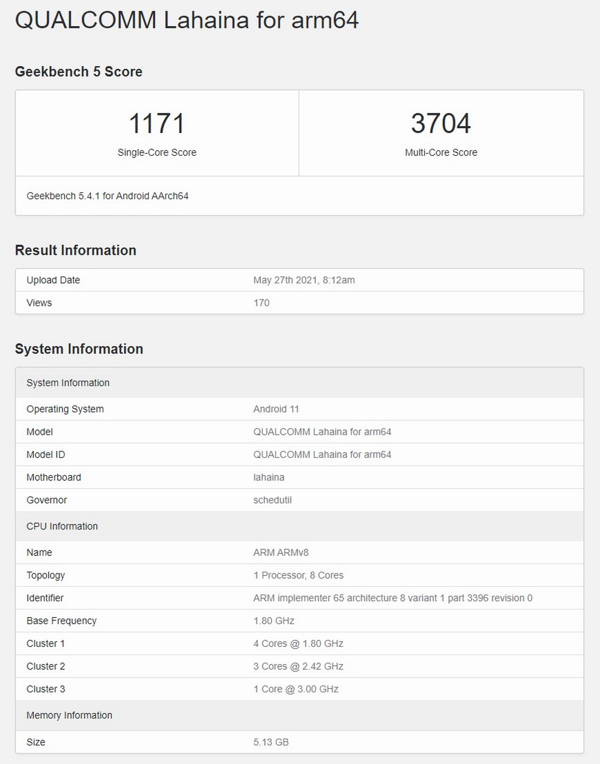 Qualcomm Snapdragon 888+ odnaleziony w bazie Geekbench