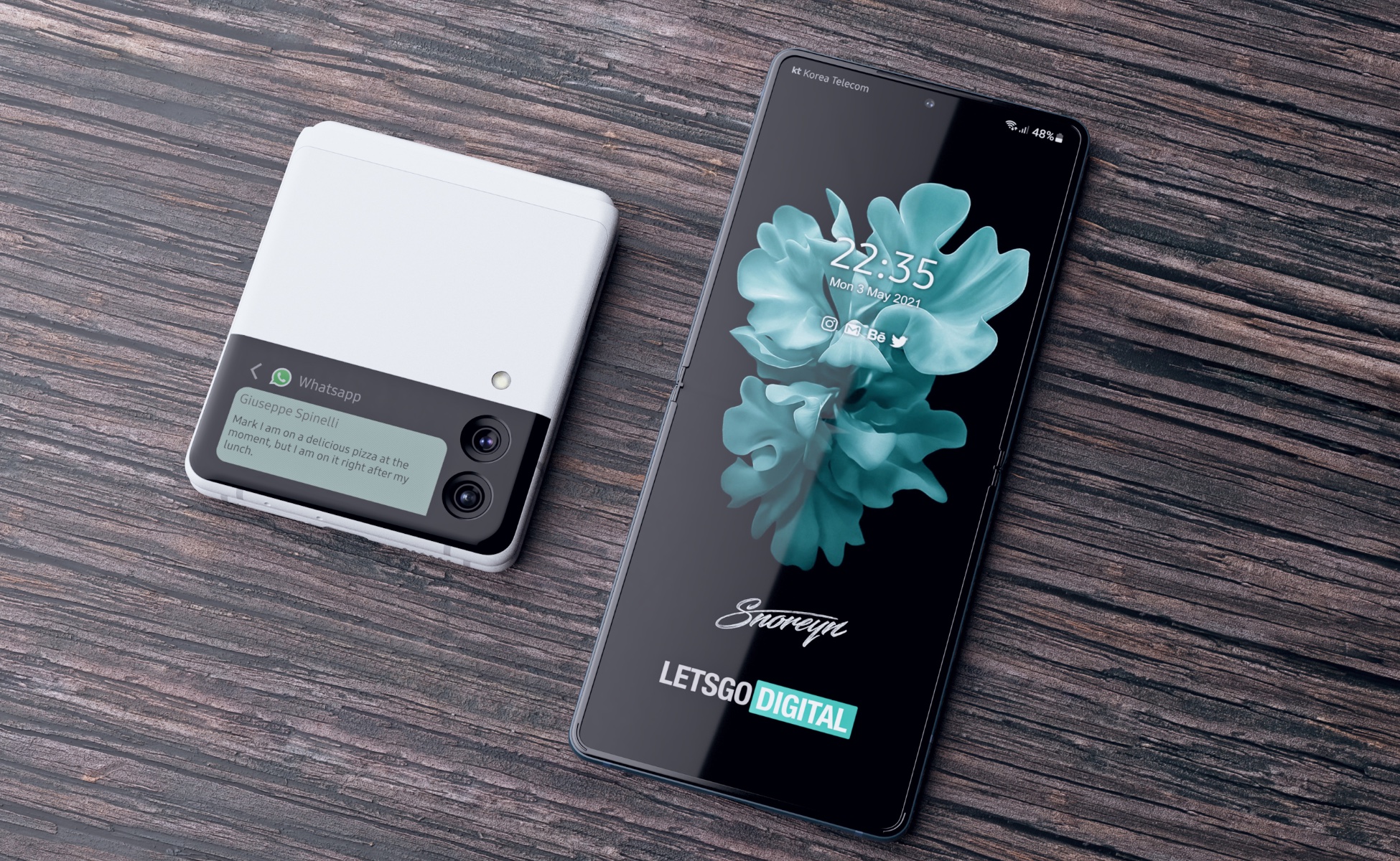 Samsung Galaxy Z Flip3. Jak będzie wyglądać? Wyciekły zdjęcia, są rendery