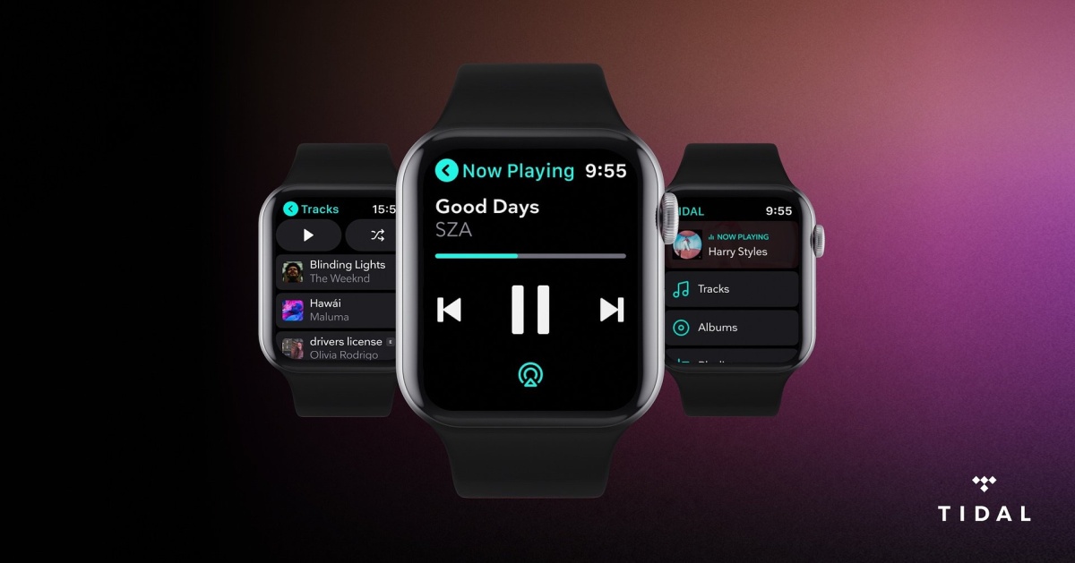 Tidal teraz także na zegarku Apple Watch